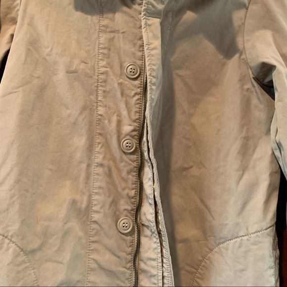 Lucky Brand Canvas Field Khaki Utility Long Jacket - Picture 5 of 7